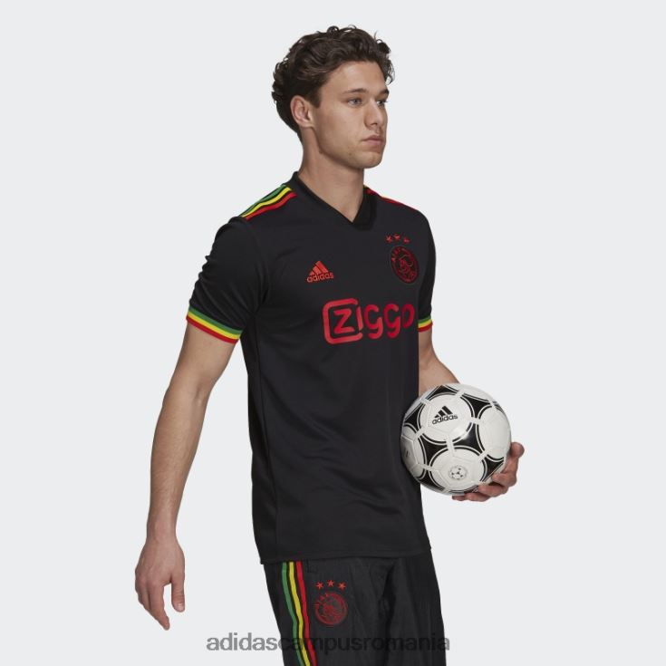 adidas campus romania tricou negru ajax amsterdam 21/22 adidas bărbați negru J266N21701