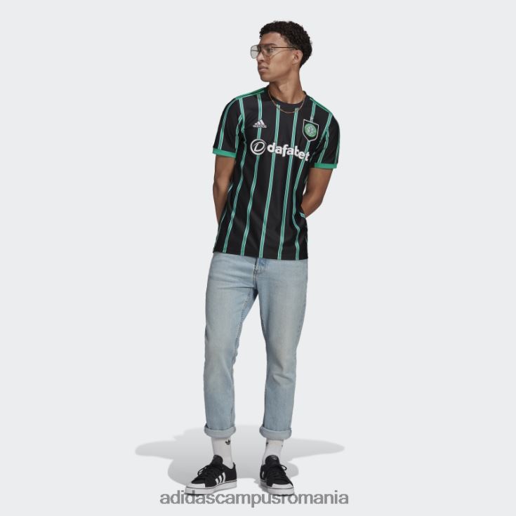 adidas campus romania tricou negru celtic fc 22/23 deplasare bărbați negru J266N26892