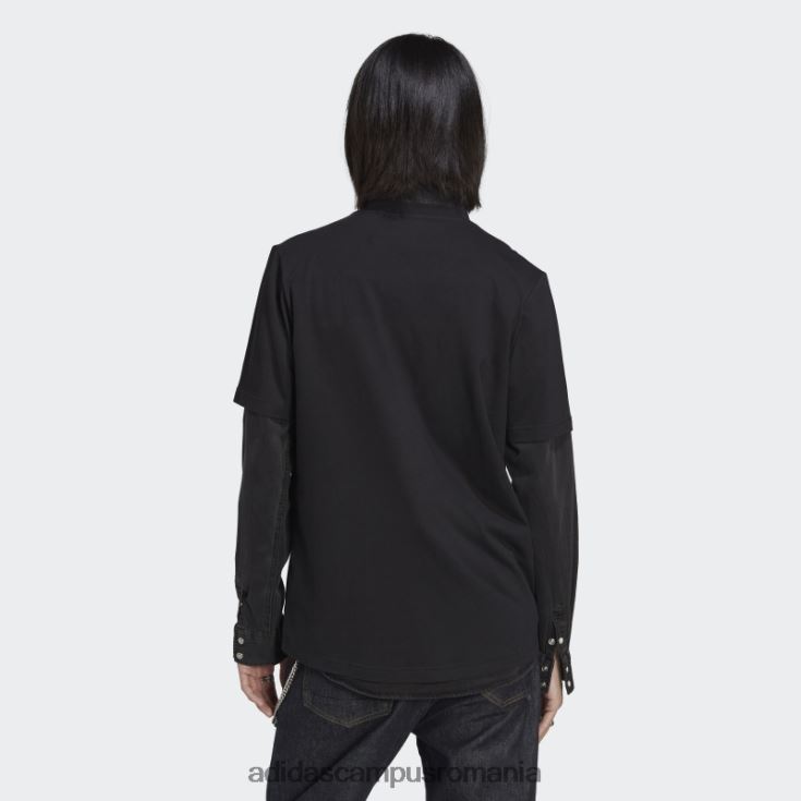 adidas campus romania tricou negru cu grafic belgia bărbați negru J266N26850