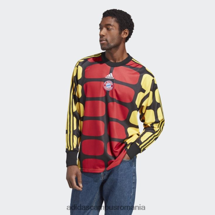adidas campus romania tricou negru de portar fc bayern icon adidas bărbați negru/eqt galben/rosu J266N25739
