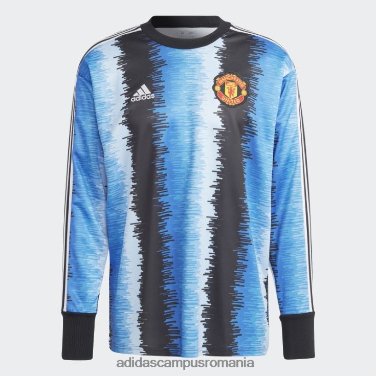 adidas campus romania tricou negru de portar icon manchester united bărbați negru/albastru real J266N25675