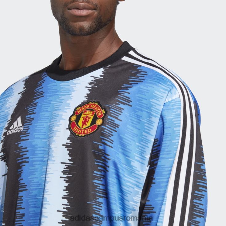 adidas campus romania tricou negru de portar icon manchester united bărbați negru/albastru real J266N25675