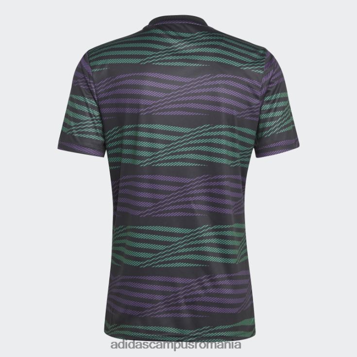 adidas campus romania tricou negru de pre-meci al Real Madrid bărbați negru/violet/verde curte J266N25011