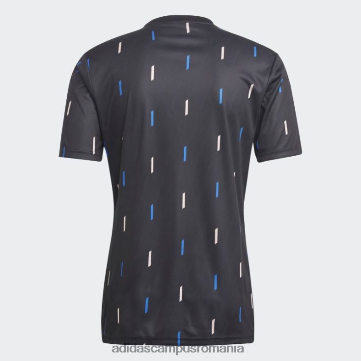 adidas campus romania tricou negru pre-meci manchester united bărbați negru/gri noapte/albastru/roz J266N25630
