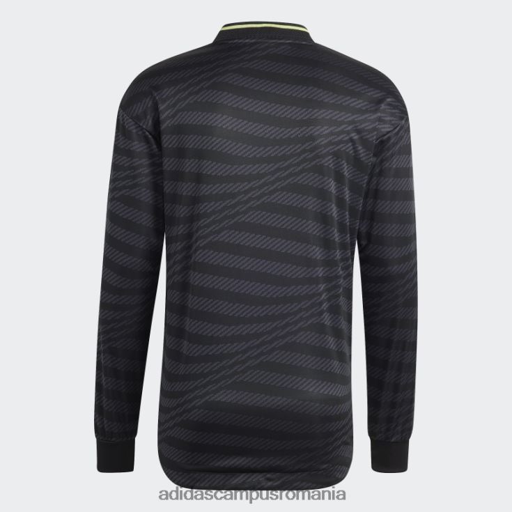 adidas campus romania tricou negru real madrid 22/23 cu mânecă lungă al treilea autentic bărbați negru/var J266N214141