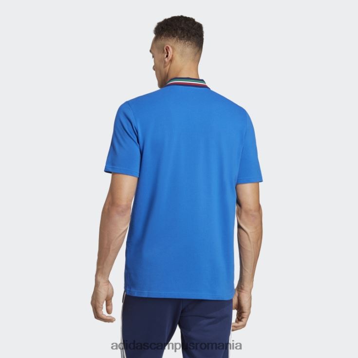 adidas campus romania tricou polo albastru italia bărbați albastru J266N214153