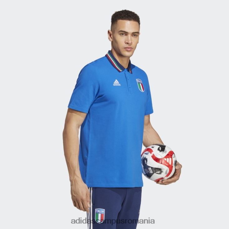 adidas campus romania tricou polo albastru italia bărbați albastru J266N214153