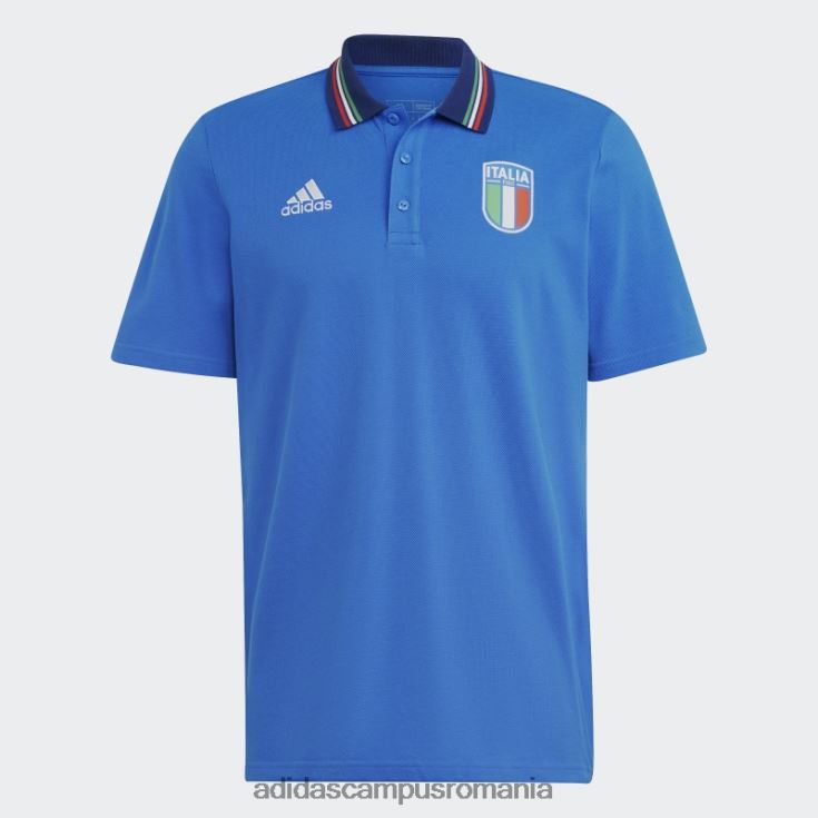 adidas campus romania tricou polo albastru italia bărbați albastru J266N214153