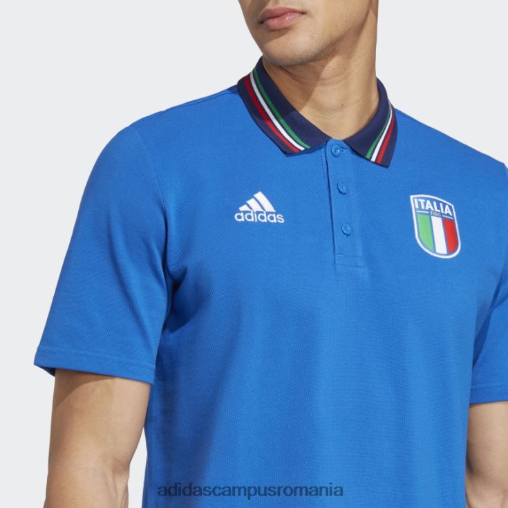 adidas campus romania tricou polo albastru italia bărbați albastru J266N214153