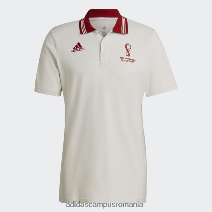 adidas campus romania tricou polo cu emblema oficială a Cupei Mondiale FIFA 2022, talc bărbați talc J266N27285