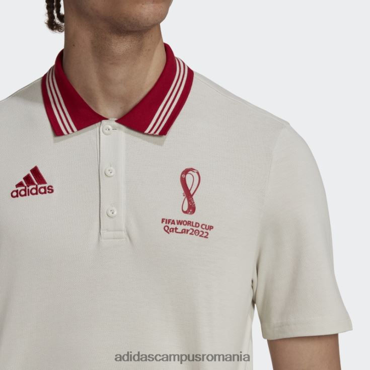 adidas campus romania tricou polo cu emblema oficială a Cupei Mondiale FIFA 2022, talc bărbați talc J266N27285