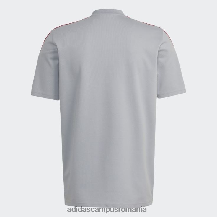 adidas campus romania tricou polo de antrenament olympique lyonnais tiro 21 argintiu bărbați argint J266N214419