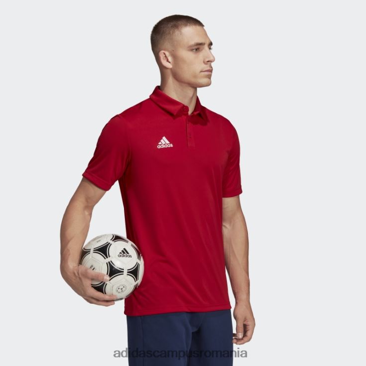 adidas campus romania tricou polo entrada 22 rosu bărbați roșu J266N214270