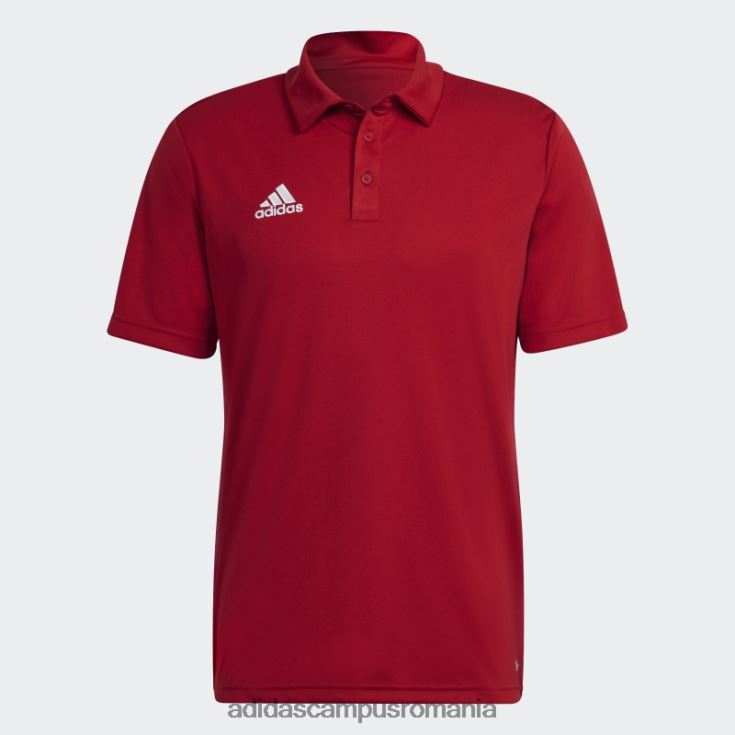 adidas campus romania tricou polo entrada 22 rosu bărbați roșu J266N214270