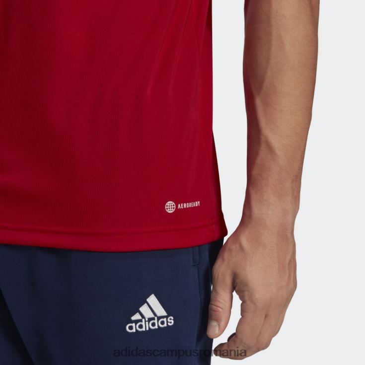 adidas campus romania tricou polo entrada 22 rosu bărbați roșu J266N214270