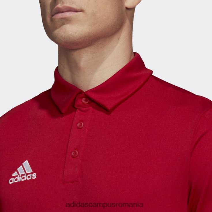 adidas campus romania tricou polo entrada 22 rosu bărbați roșu J266N214270