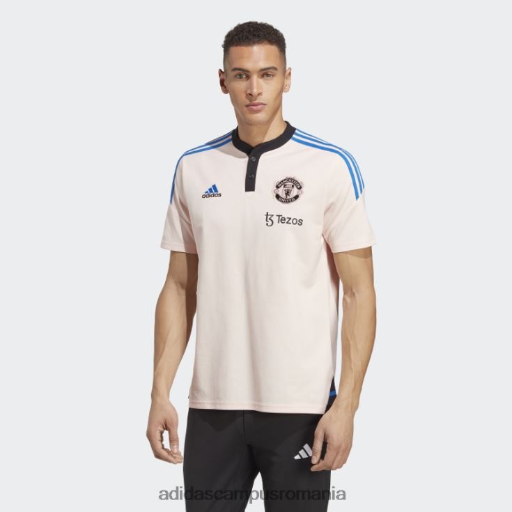 adidas campus romania tricou polo manchester united condivo 22 roz gheat bărbați roz ca gheață J266N213537