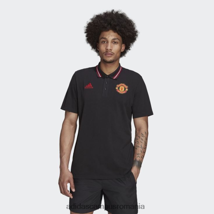 adidas campus romania tricou polo manchester united dna negru adidas bărbați negru J266N214136