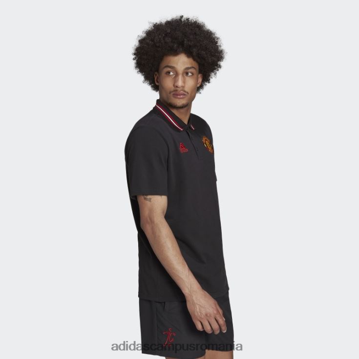 adidas campus romania tricou polo manchester united dna negru adidas bărbați negru J266N214136