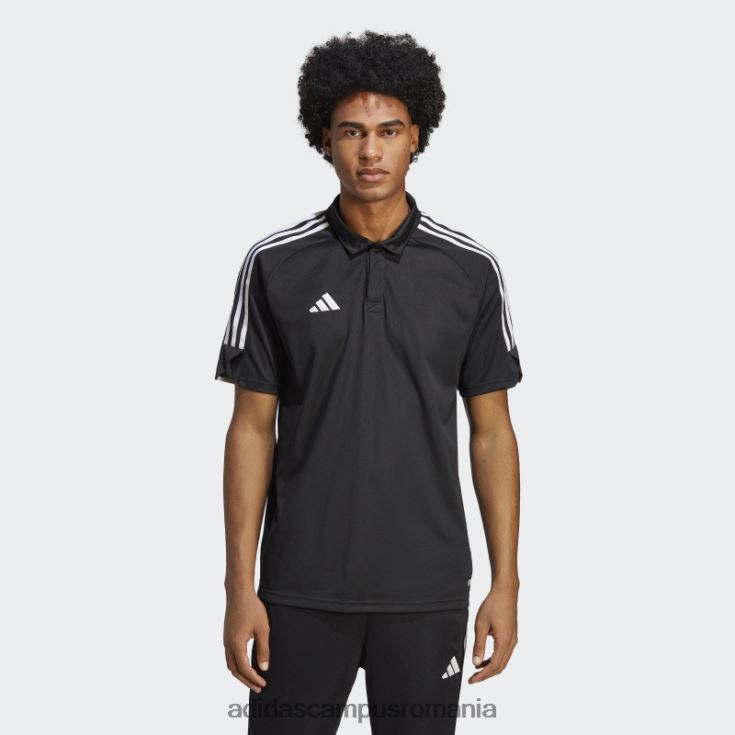adidas campus romania tricou polo tiro 23 league negru bărbați negru J266N213183