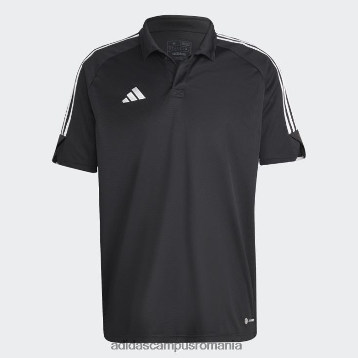 adidas campus romania tricou polo tiro 23 league negru bărbați negru J266N213183
