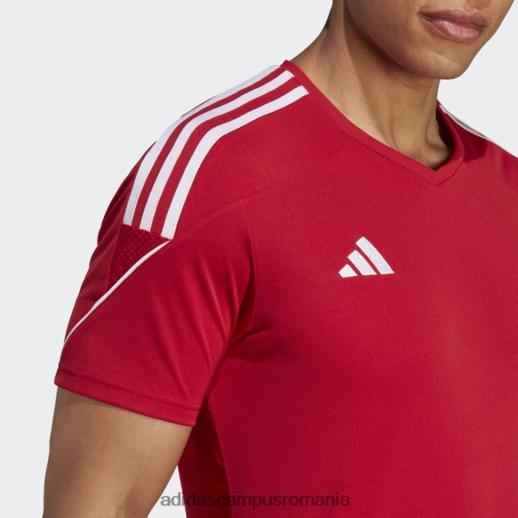 adidas campus romania tricou roșu de liga tiro 23 bărbați rosu alb J266N24865