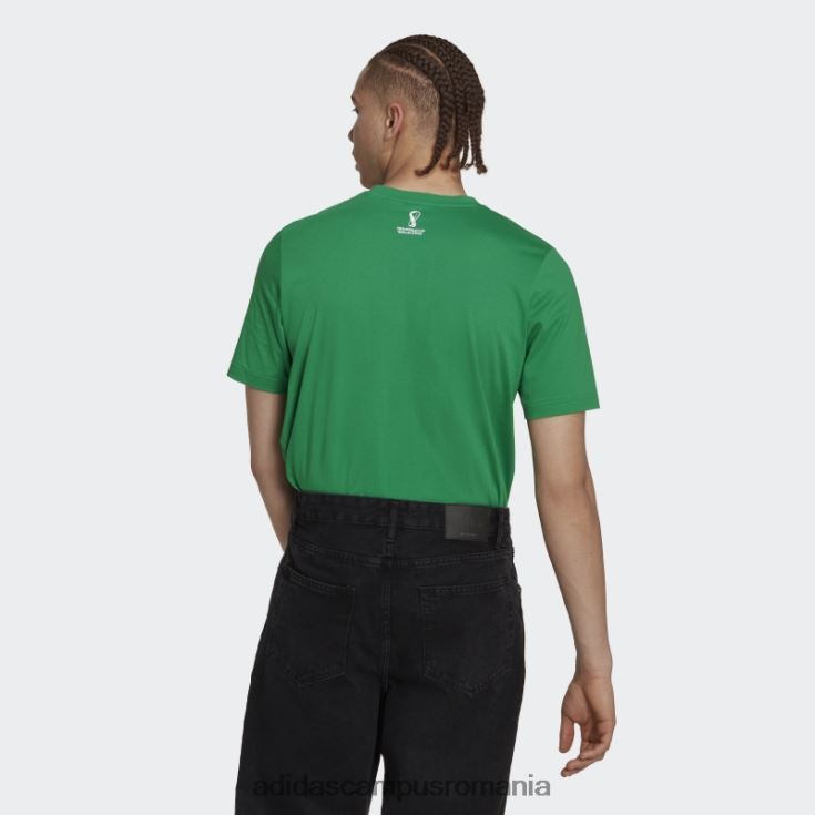 adidas campus romania tricou verde al Cupei Mondiale Fifa 2022 din Mexic bărbați verde J266N26856