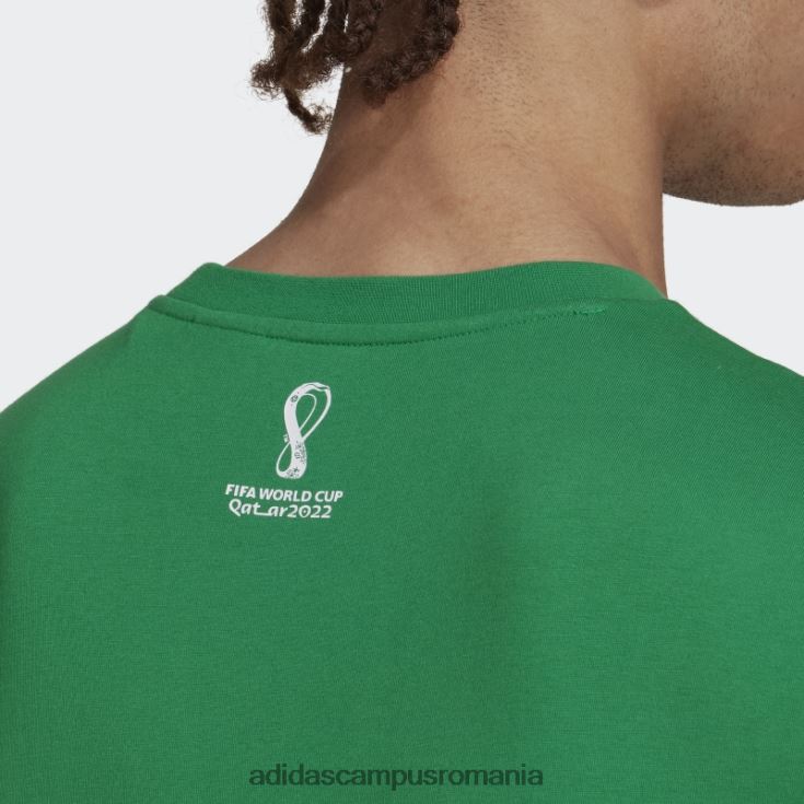 adidas campus romania tricou verde al Cupei Mondiale Fifa 2022 din Mexic bărbați verde J266N26856