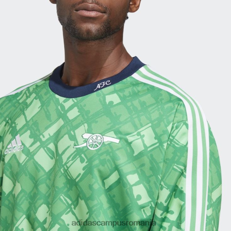 adidas campus romania tricou verde de portar cu icoana arsenalului bărbați verde J266N25674
