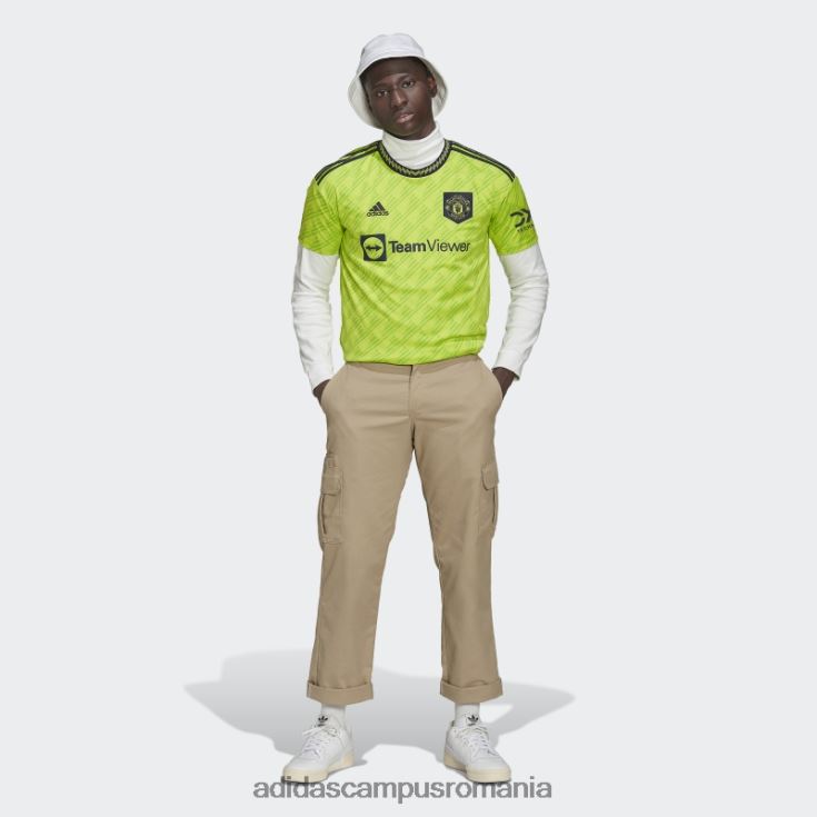 adidas campus romania tricoul al treilea slime manchester united 22/23 bărbați slime J266N26604
