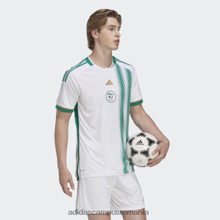 adidas campus romania tricoul alb algerii 22 acasă bărbați alb/verde intens J266N213924