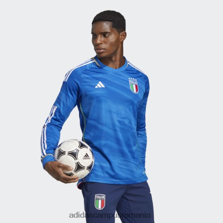 adidas campus romania tricoul cu mânecă lungă italia 23, albastru bărbați albastru J266N213772