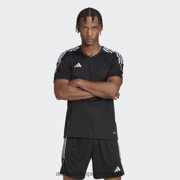 adidas campus romania tricoul de liga tiro 23 alb bărbați alb negru J266N24860