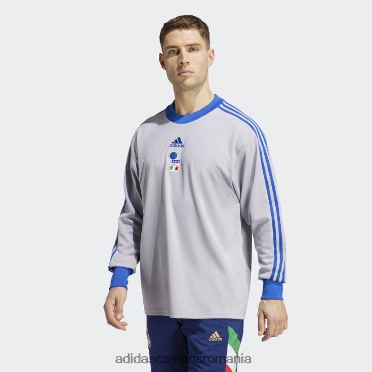 adidas campus romania tricoul de portar icon italia glory gri bărbați gri glorie J266N26499