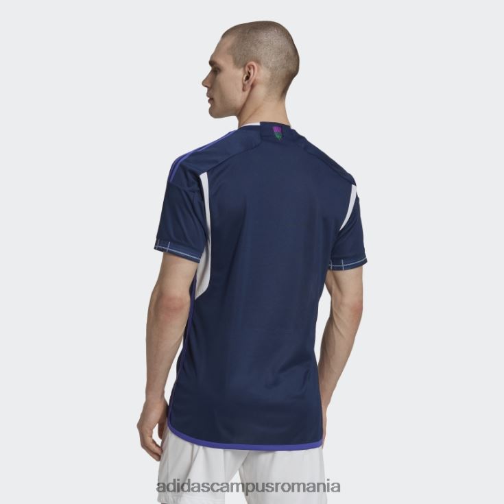 adidas campus romania tricoul home scotland 22 bleumarin bărbați albastru marin J266N21130