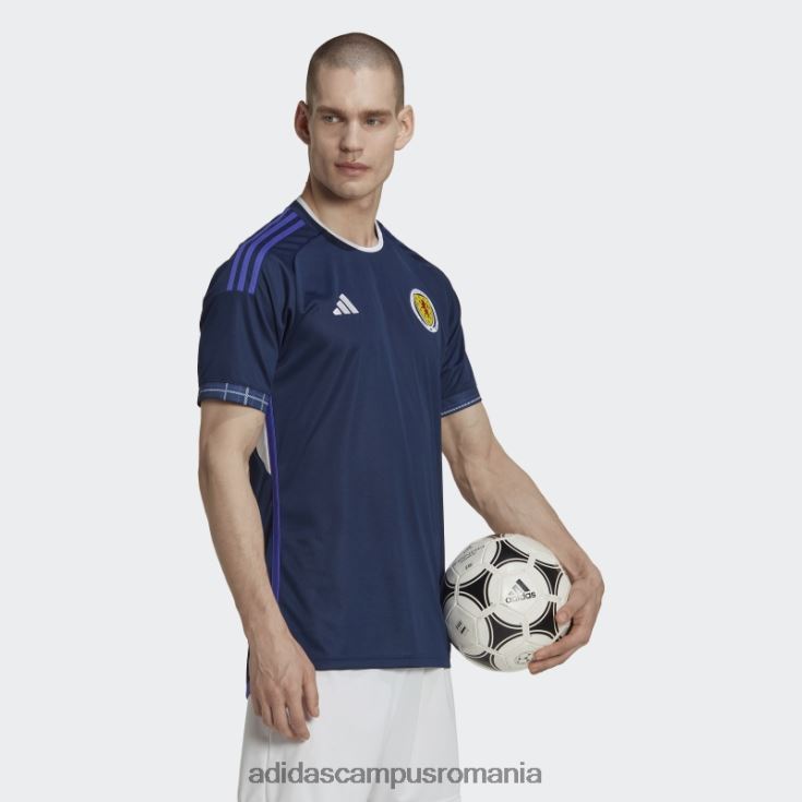 adidas campus romania tricoul home scotland 22 bleumarin bărbați albastru marin J266N21130