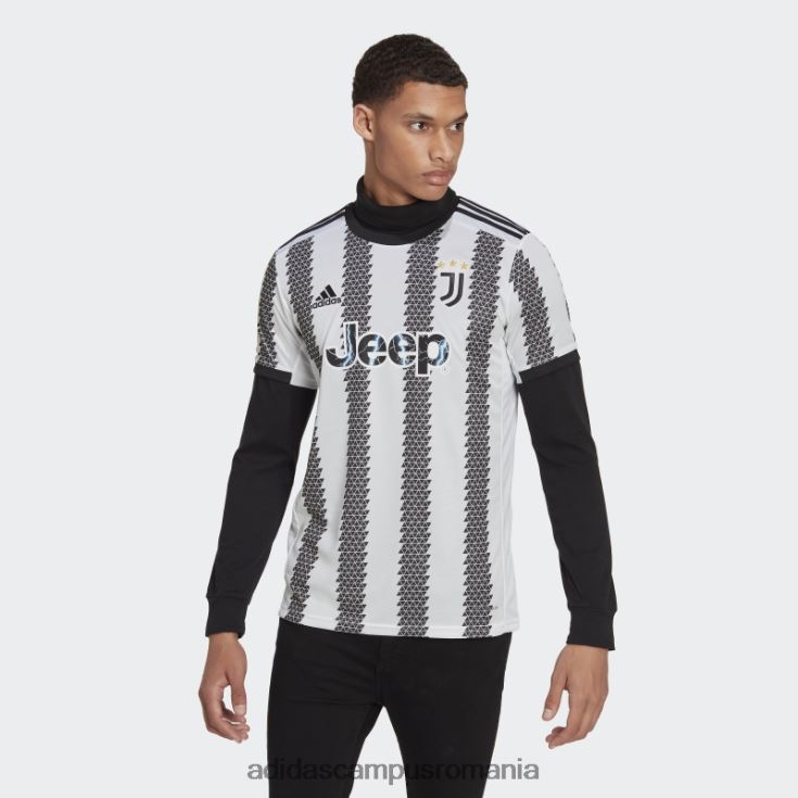 adidas campus romania tricoul juventus 22/23 home alb bărbați alb negru J266N25300