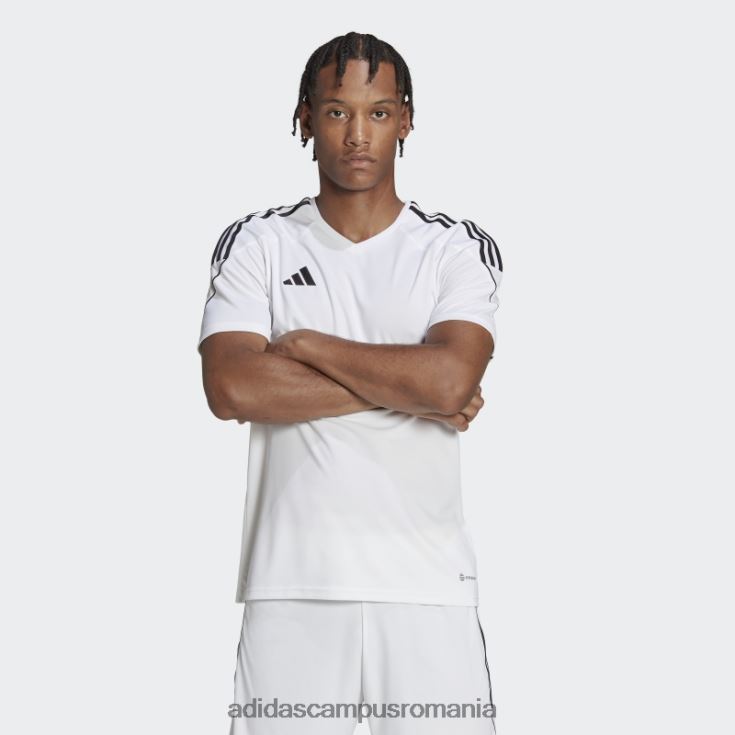 adidas campus romania tricoul ligii tiro 23 alb adidas bărbați alb negru J266N24902