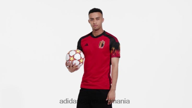 adidas campus romania tricoul negru de acasă belgia 22 bărbați roșu/negru J266N25066