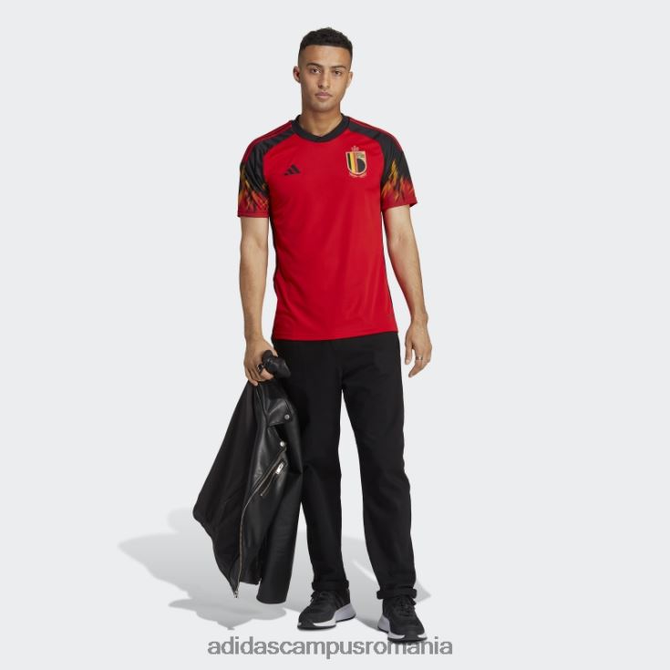 adidas campus romania tricoul negru de acasă belgia 22 bărbați roșu/negru J266N25066