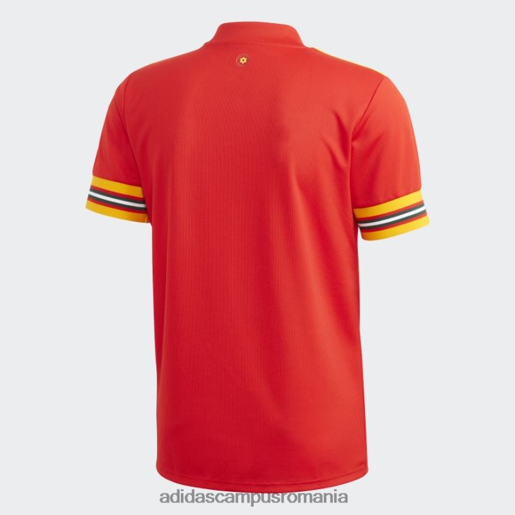 adidas campus romania tricoul roșu de acasă din Țara Galilor bărbați roșu/auriu J266N215158