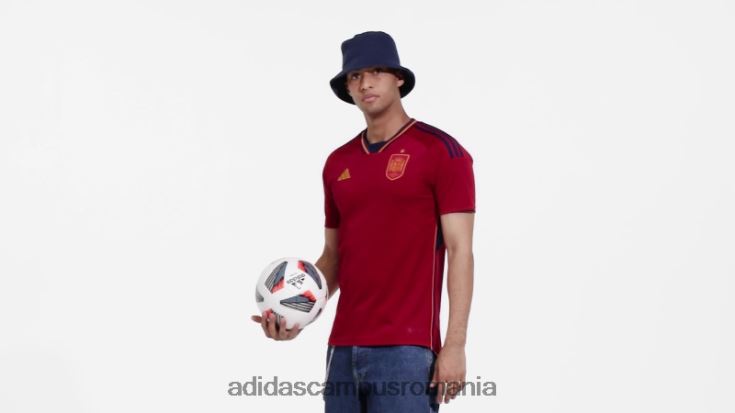 adidas campus romania tricoul spania 22 acasă bleumarin elegant bărbați roșu/albastru marin J266N214015