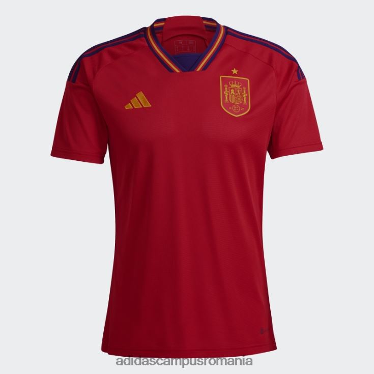 adidas campus romania tricoul spania 22 acasă bleumarin elegant bărbați roșu/albastru marin J266N214015