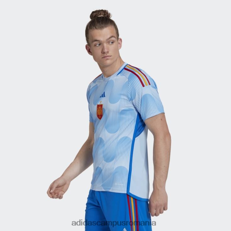 adidas campus romania tricoul spania 22 deplasare albastru strălucitor bărbați strălucește albastru J266N21196