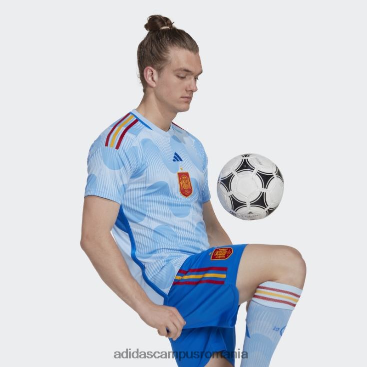 adidas campus romania tricoul spania 22 deplasare albastru strălucitor bărbați strălucește albastru J266N21196