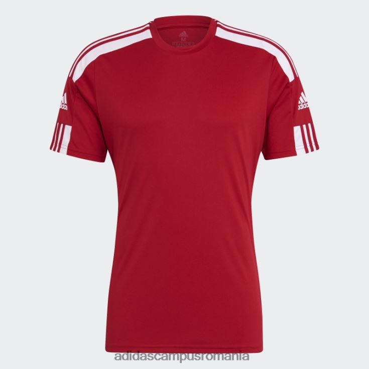 adidas campus romania tricoul squadra 21 roșu bărbați rosu alb J266N26283