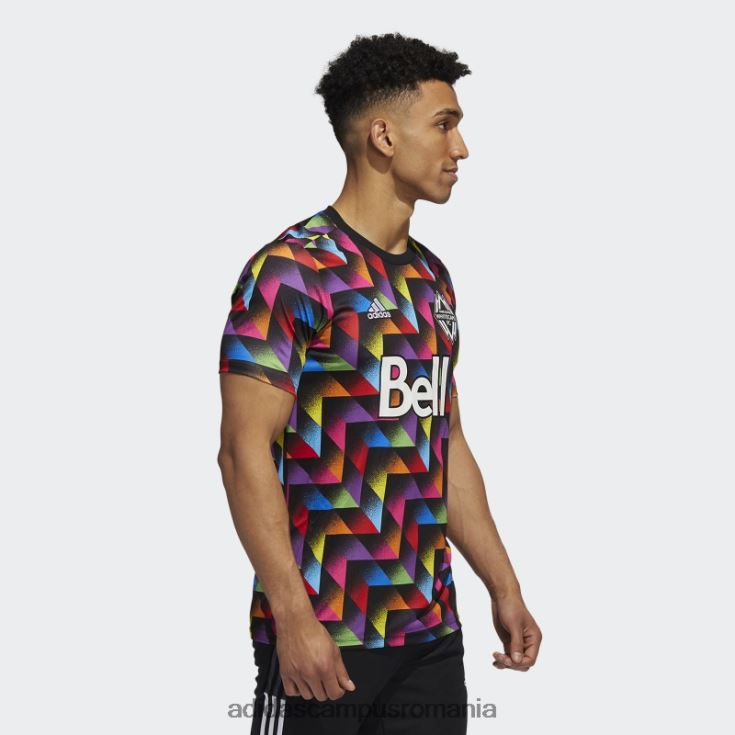 adidas campus romania vancouver whitecaps fc lgbtq+ tricou pre-meci negru adidas bărbați negru/mls-vwh-s24 J266N27224