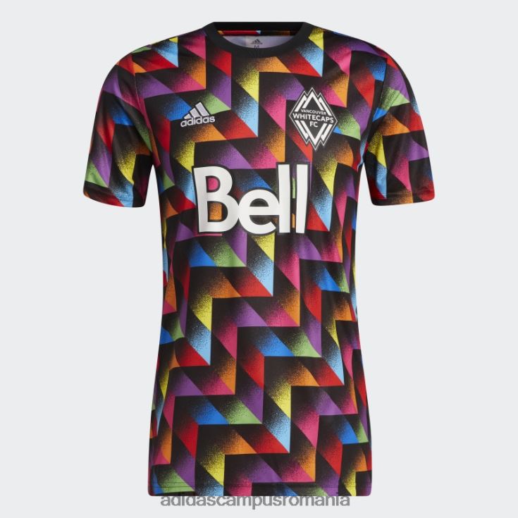 adidas campus romania vancouver whitecaps fc lgbtq+ tricou pre-meci negru adidas bărbați negru/mls-vwh-s24 J266N27224