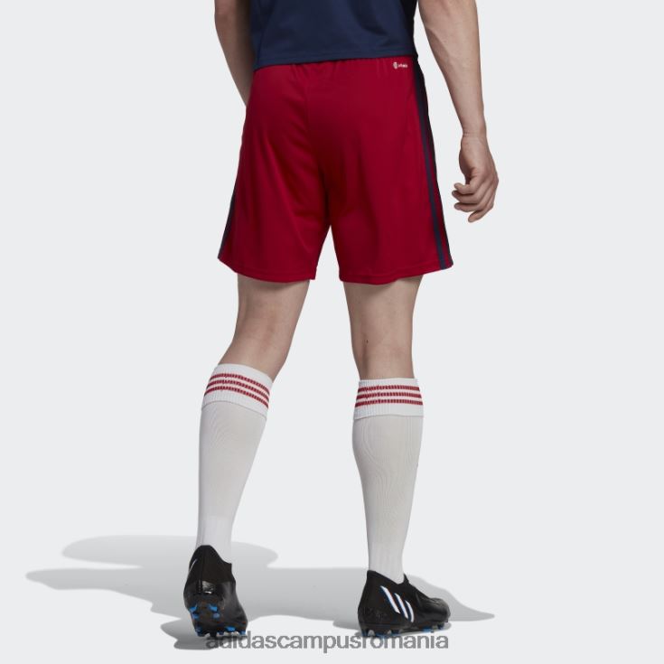 adidas campus romania victory red ajax amsterdam 22/23 deplasare pantaloni scurți adidas bărbați roșu victorie J266N214361