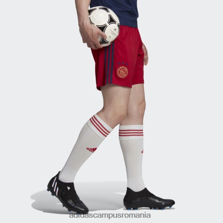 adidas campus romania victory red ajax amsterdam 22/23 deplasare pantaloni scurți adidas bărbați roșu victorie J266N214361